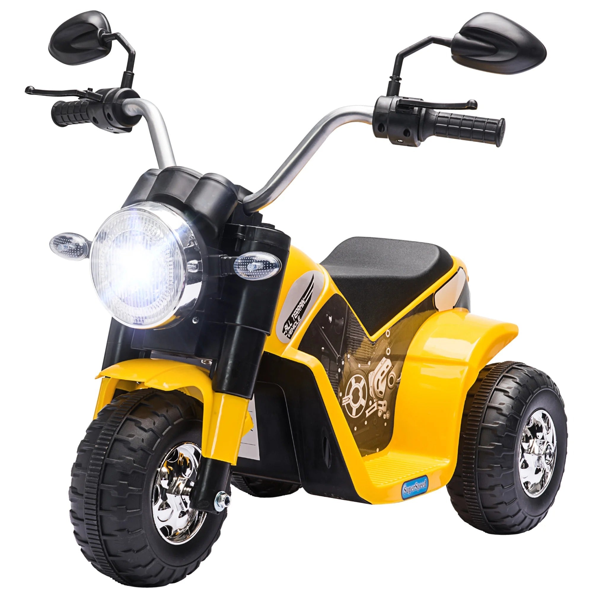 HOMCOM Kids 6V Electric Motorcycle Ride-On Toy Battery