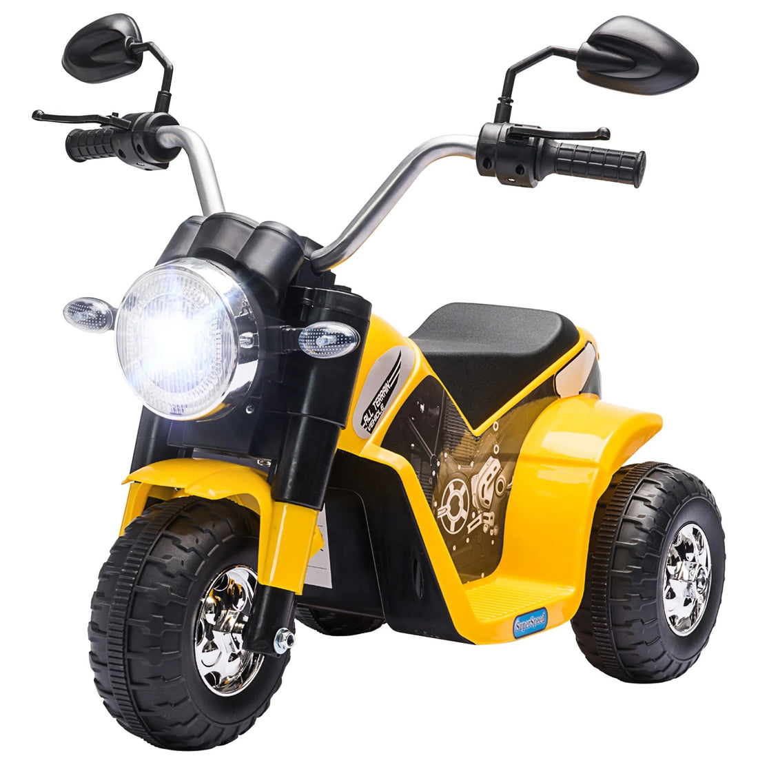HOMCOM Kids 6V Electric Motorcycle Ride-On Toy Battery